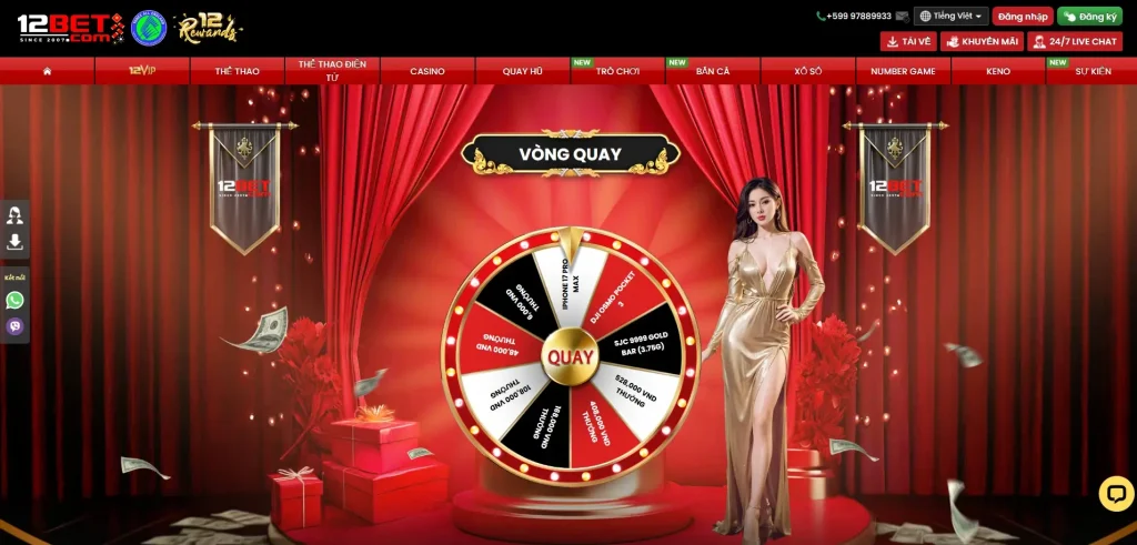 Nhà cái uy tín 12BET – top nhà cái uy tín nhất với hơn 15 năm hoạt động