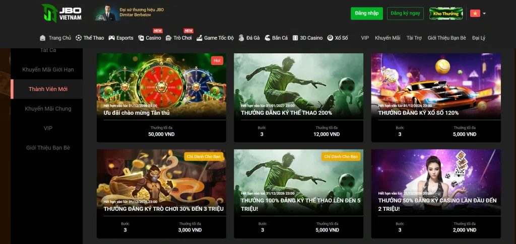Nhà cái uy tín JBO – chuyên trang cá cược Esports hàng đầu tại Việt Nam